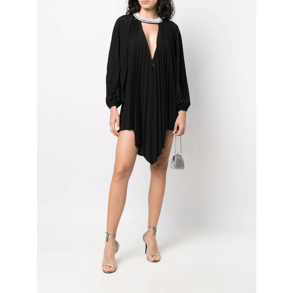 [Alexandre Vauthier] Long sleeve dress SS22 222DR1689B  BLACK