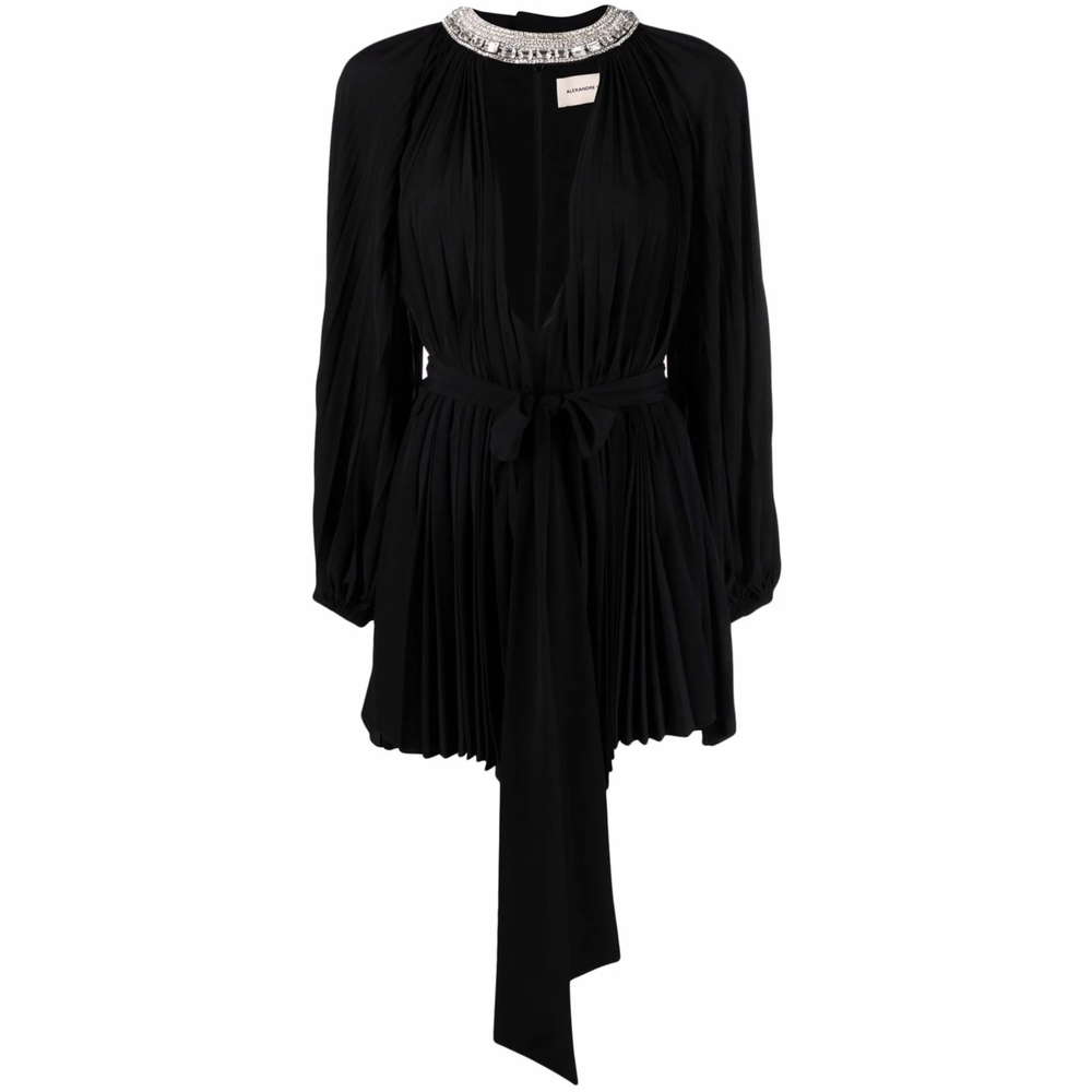 [Alexandre Vauthier] Long sleeve dress SS22 222DR1689B  BLACK