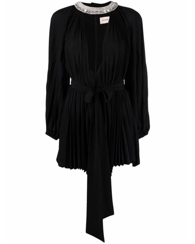 [Alexandre Vauthier] Long sleeve dress SS22 222DR1689B  BLACK