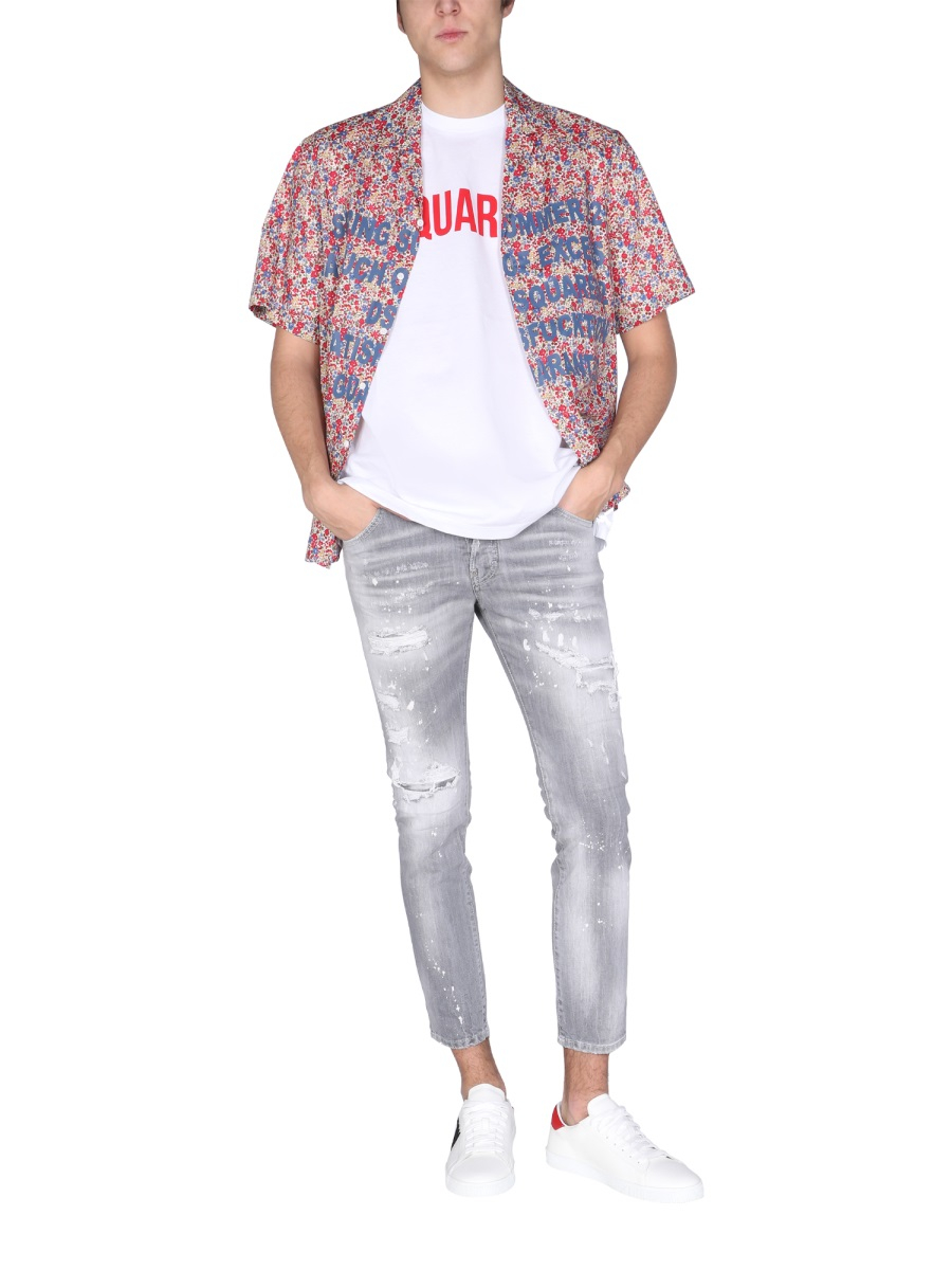 [DSQUARED] Shirts Short Sleeve SS22 S71DM0545_S54551002F