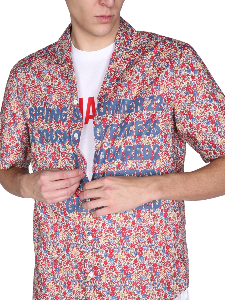 [DSQUARED] Shirts Short Sleeve SS22 S71DM0545_S54551002F