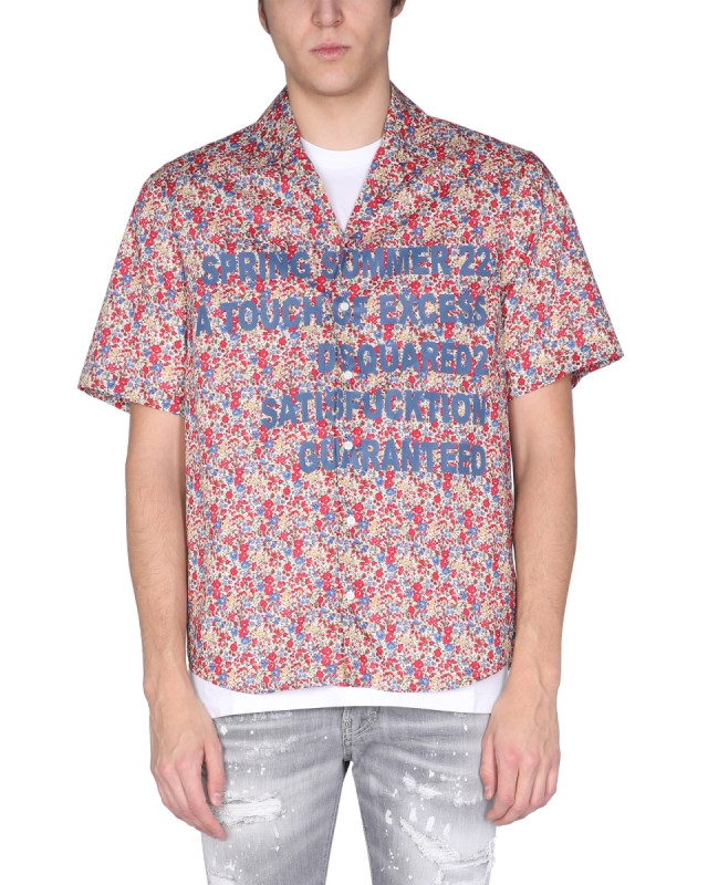 [DSQUARED] Shirts Short Sleeve SS22 S71DM0545_S54551002F