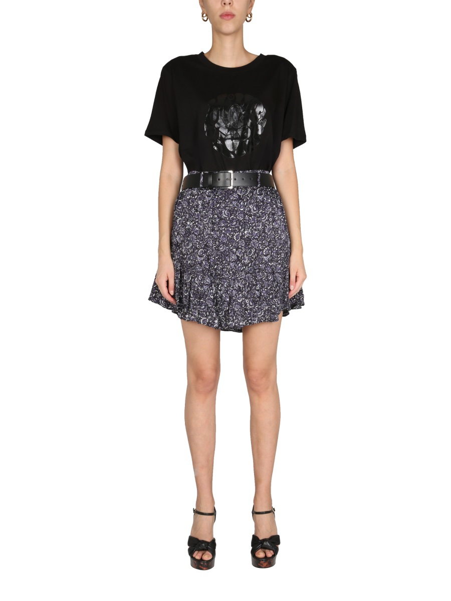 [MICHAEL BY MICHAEL KORS] Mini skirt FW21 MU1701R2KP_546DEEPPURPLE