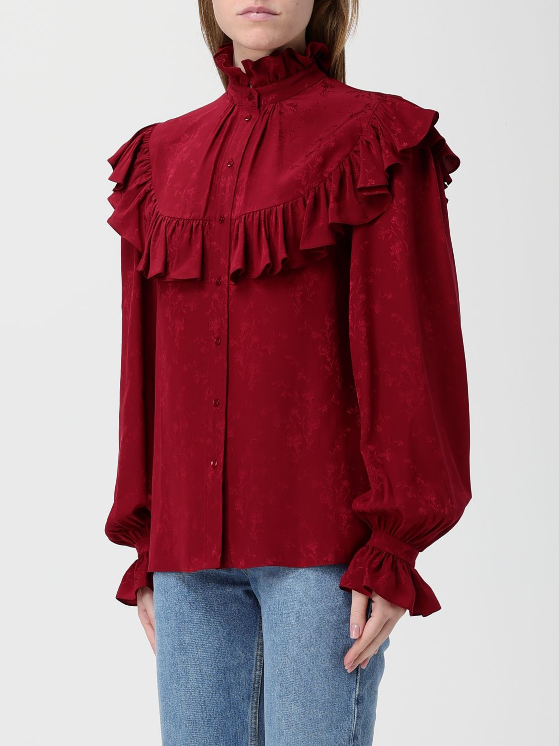 [Saint Laurent] Shirts Long Sleeve FW25 831783Y4K35 6067