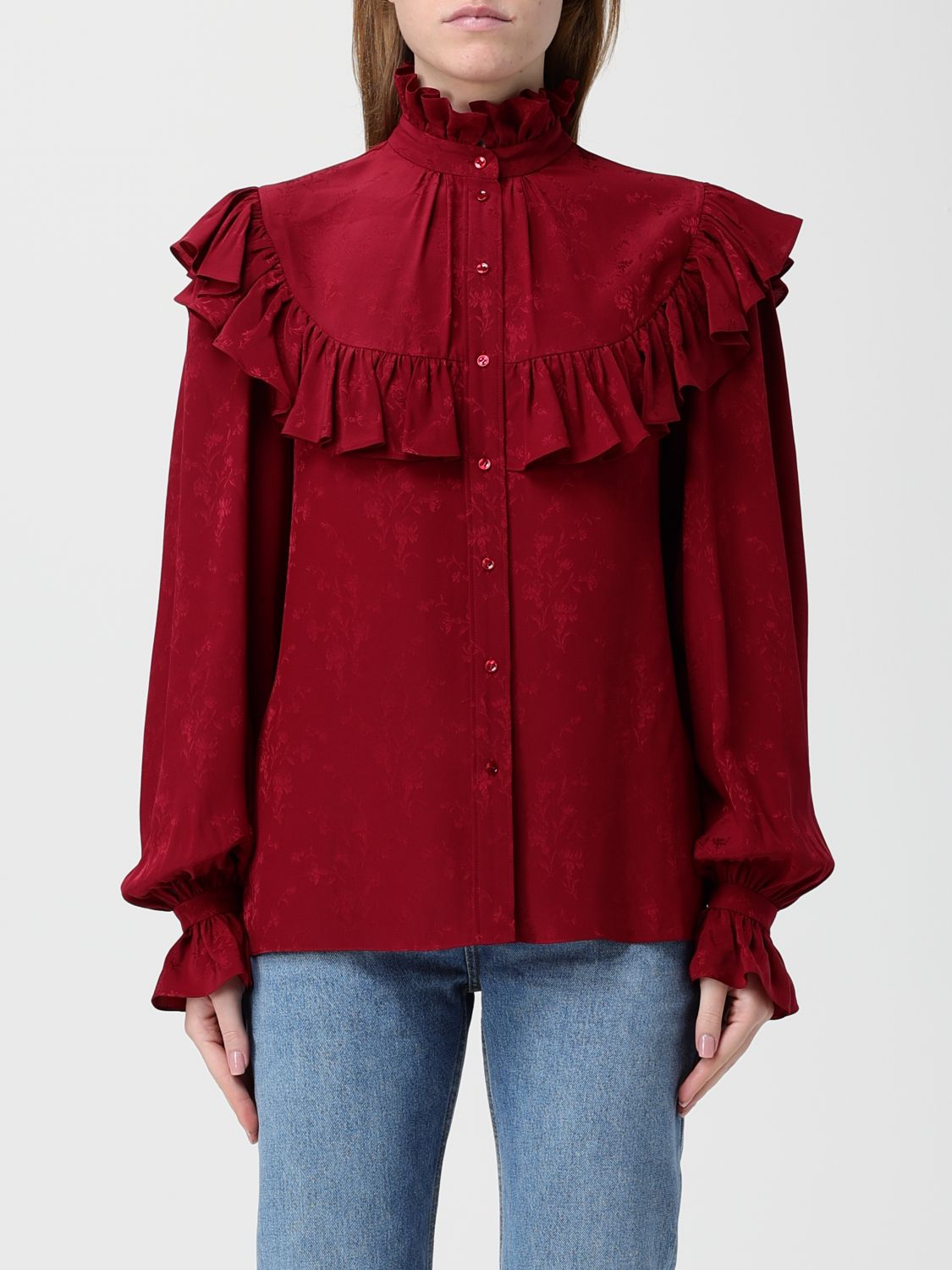[Saint Laurent] Shirts Long Sleeve FW25 831783Y4K35 6067