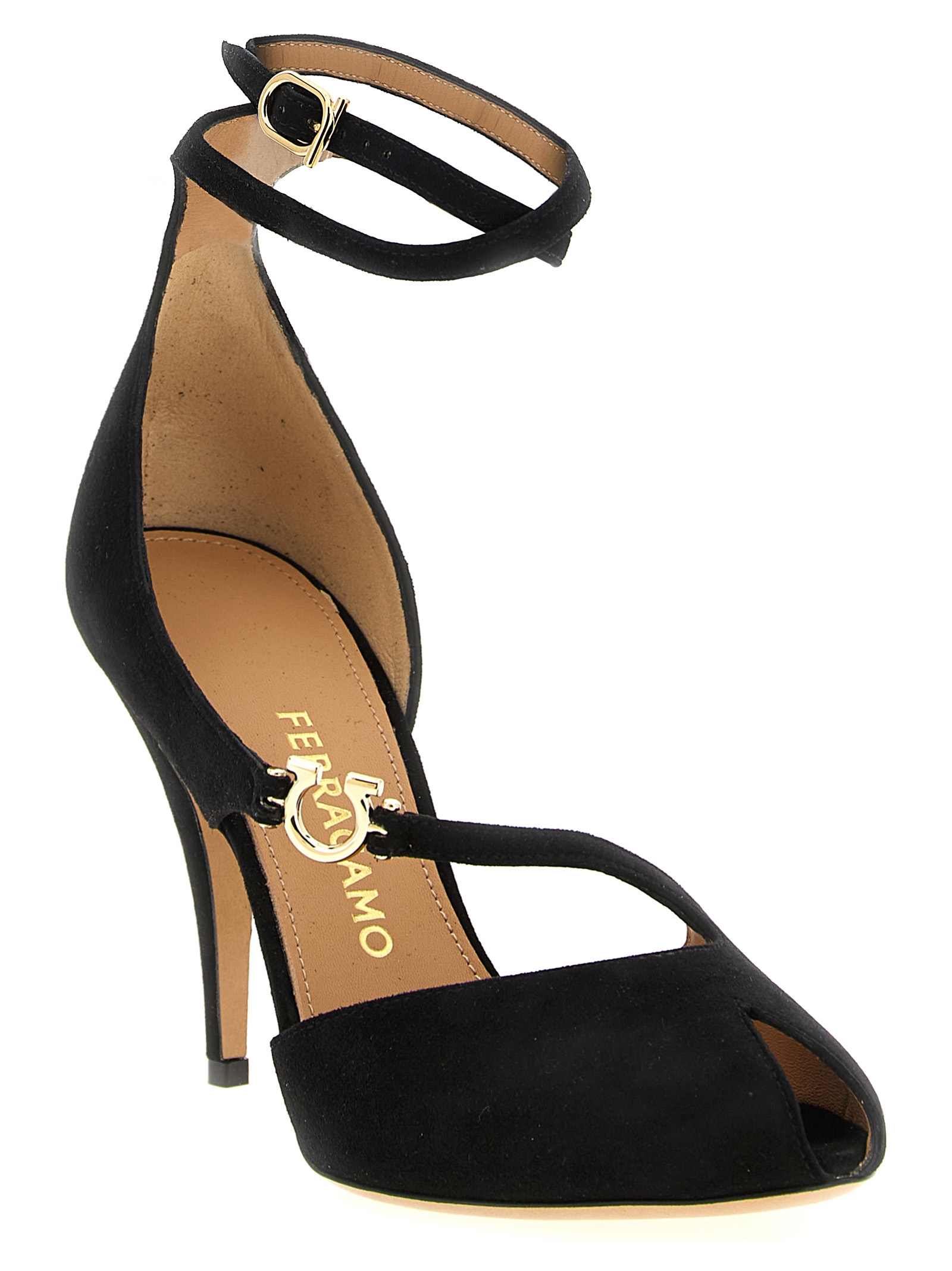[Ferragamo] Sandals FW25 784952NEROBISCOTTO
