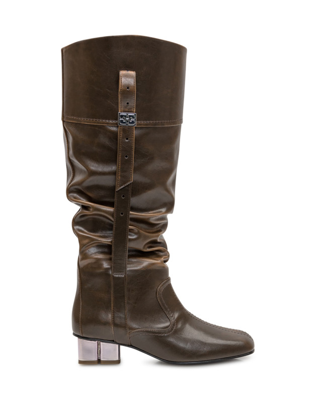 [GANNI] Long Boots FW25 S3074 826