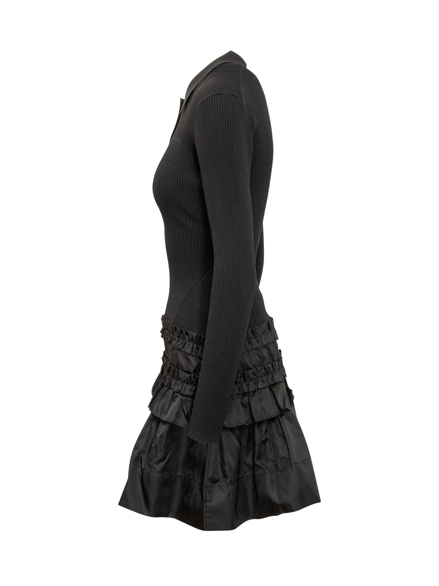 [GANNI] Long sleeve dress FW25 K2523 099
