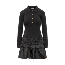 [GANNI] Long sleeve dress FW25 K2523 099