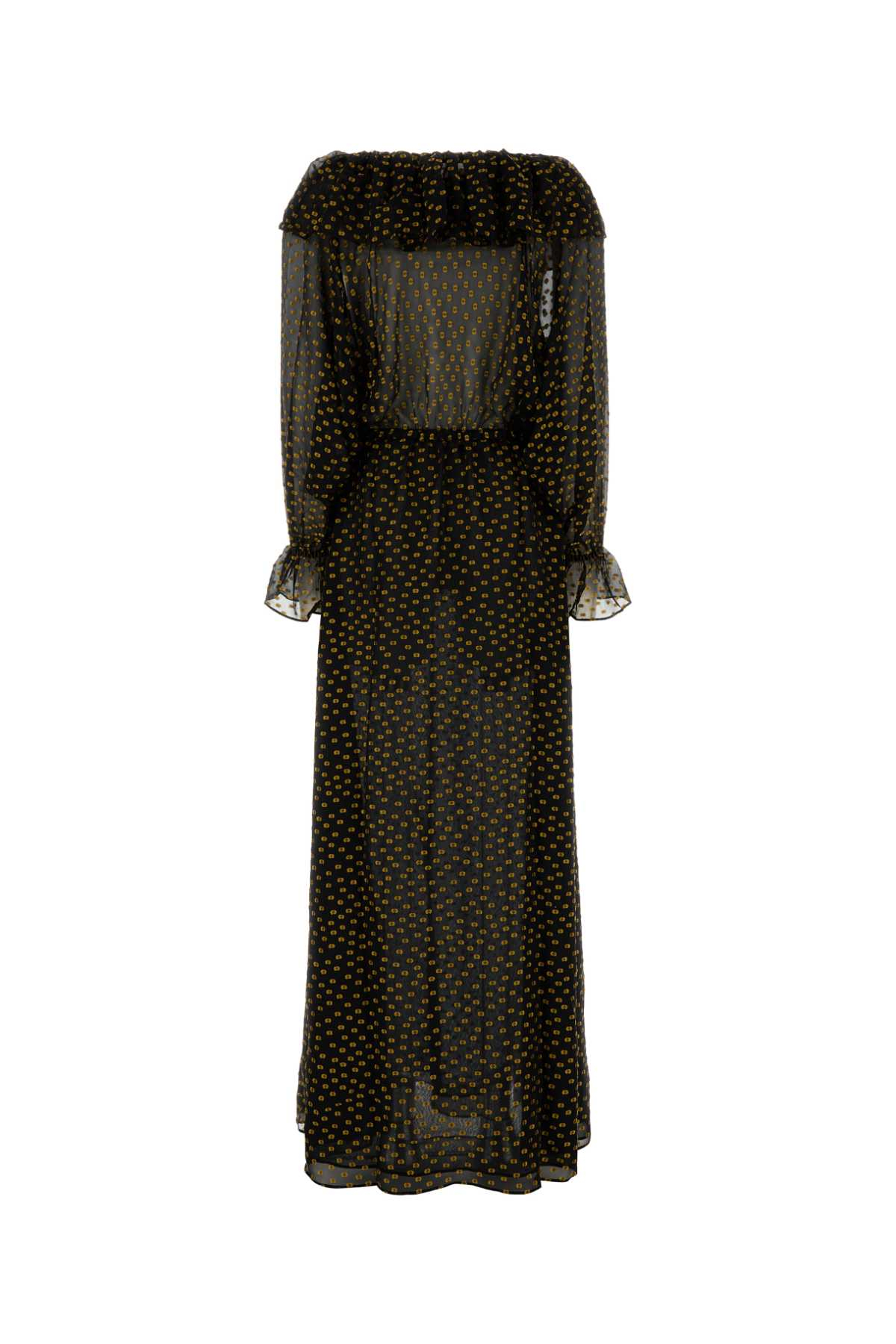 [BODE] Long sleeve dress SS25 WRF24DR036 BKMLT