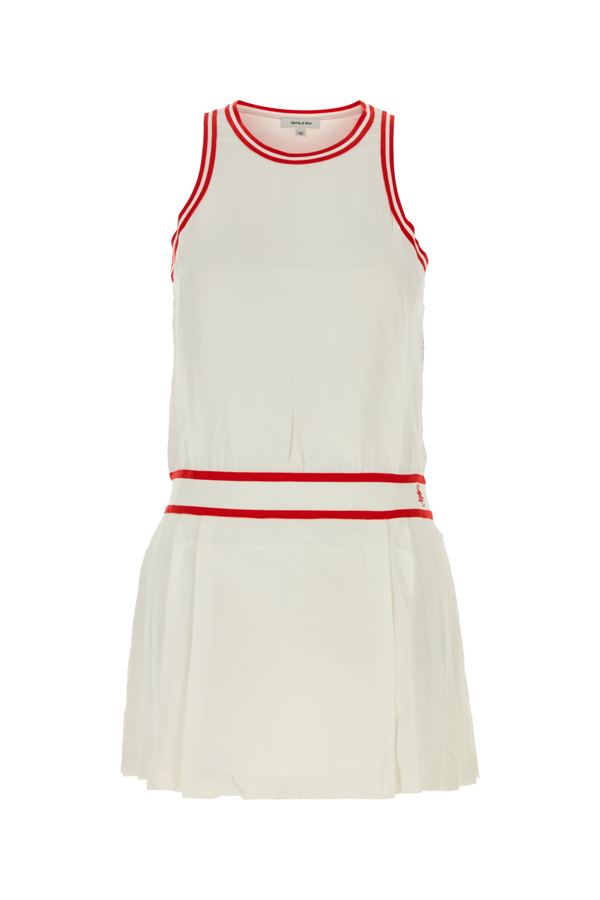 [SPORTY & RICH] Sleeveless dress SS25 DR004S406SW WHITE