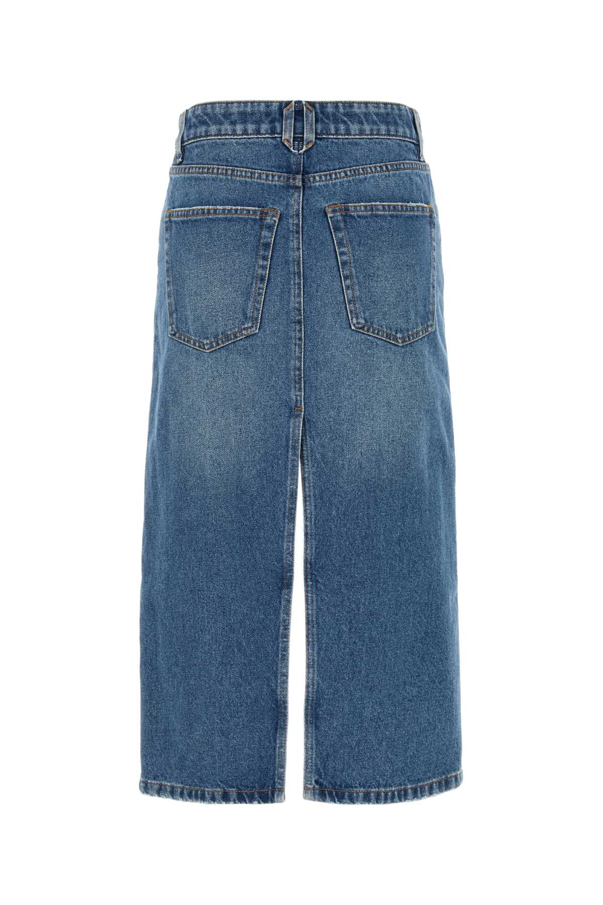 [Stella McCartney] Midi skirt SS25 6D03273SPH98 4233