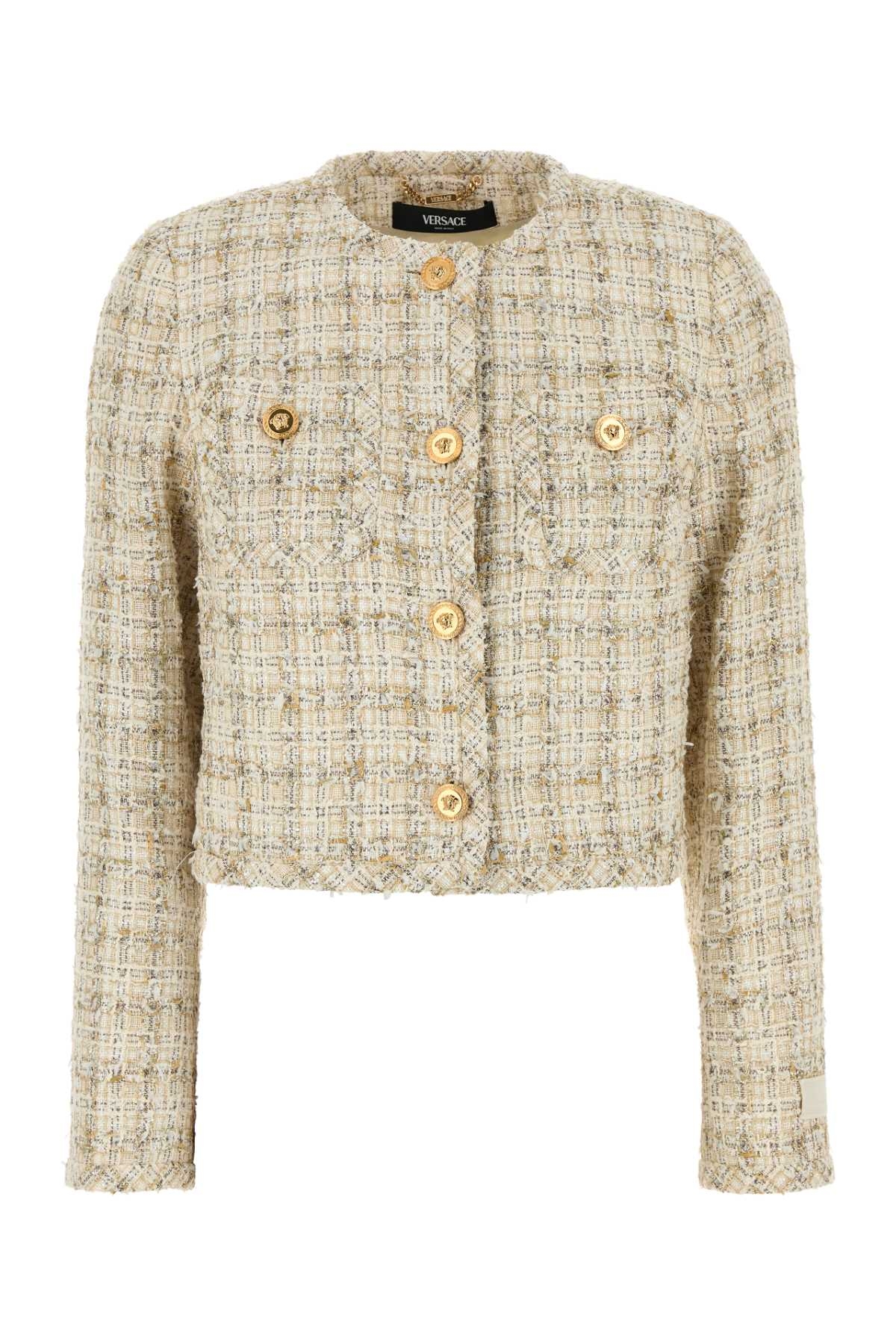 [Versace] Tweed jacket SS25 10189441A13646 2KN80