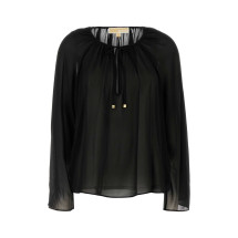 [MICHAEL BY MICHAEL KORS] Shirts Long Sleeve SS25 MR540R07R3 BLACK