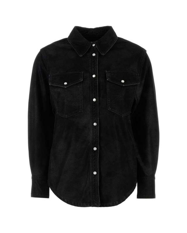 [Isabel Marant Etoile] Shirts Long Sleeve FW25 CH0240FAC3B01E 01BK