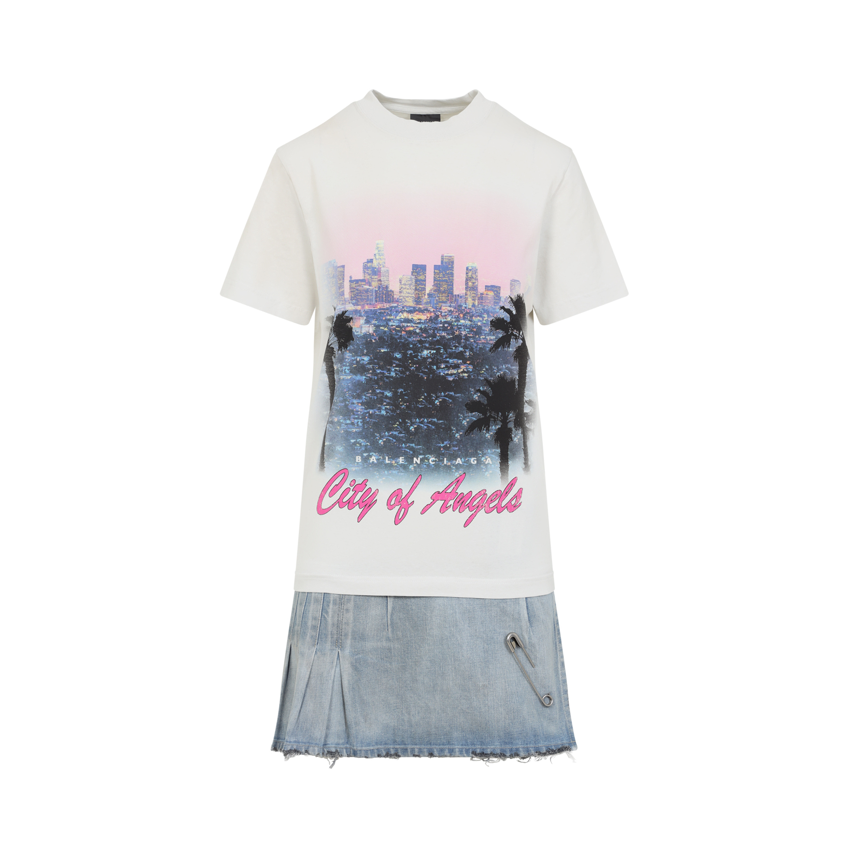 [Balenciaga] Short sleeve dress FW25 838726.TSWB9