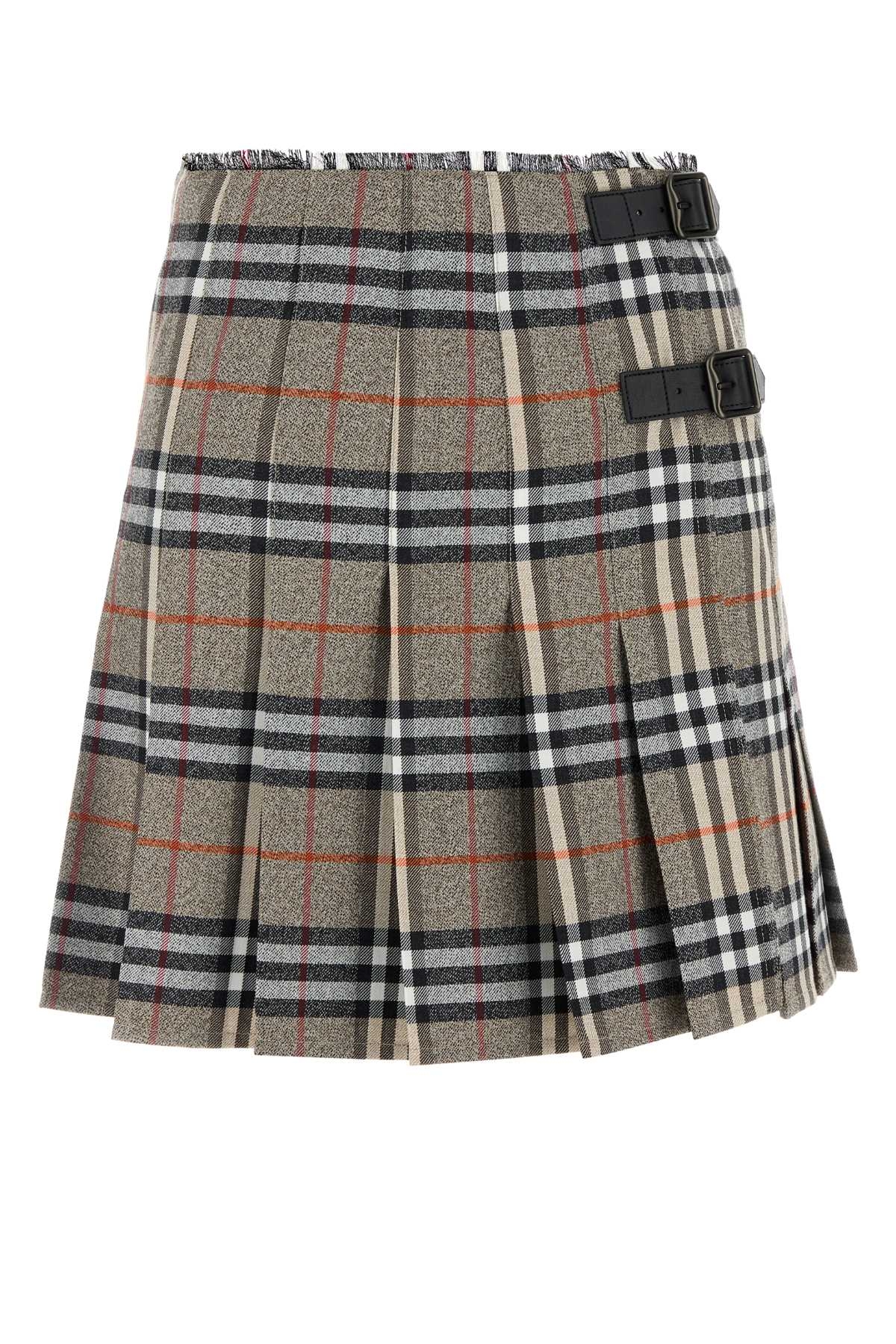 [Burberry] Mini skirt FW25 8113042 C3142