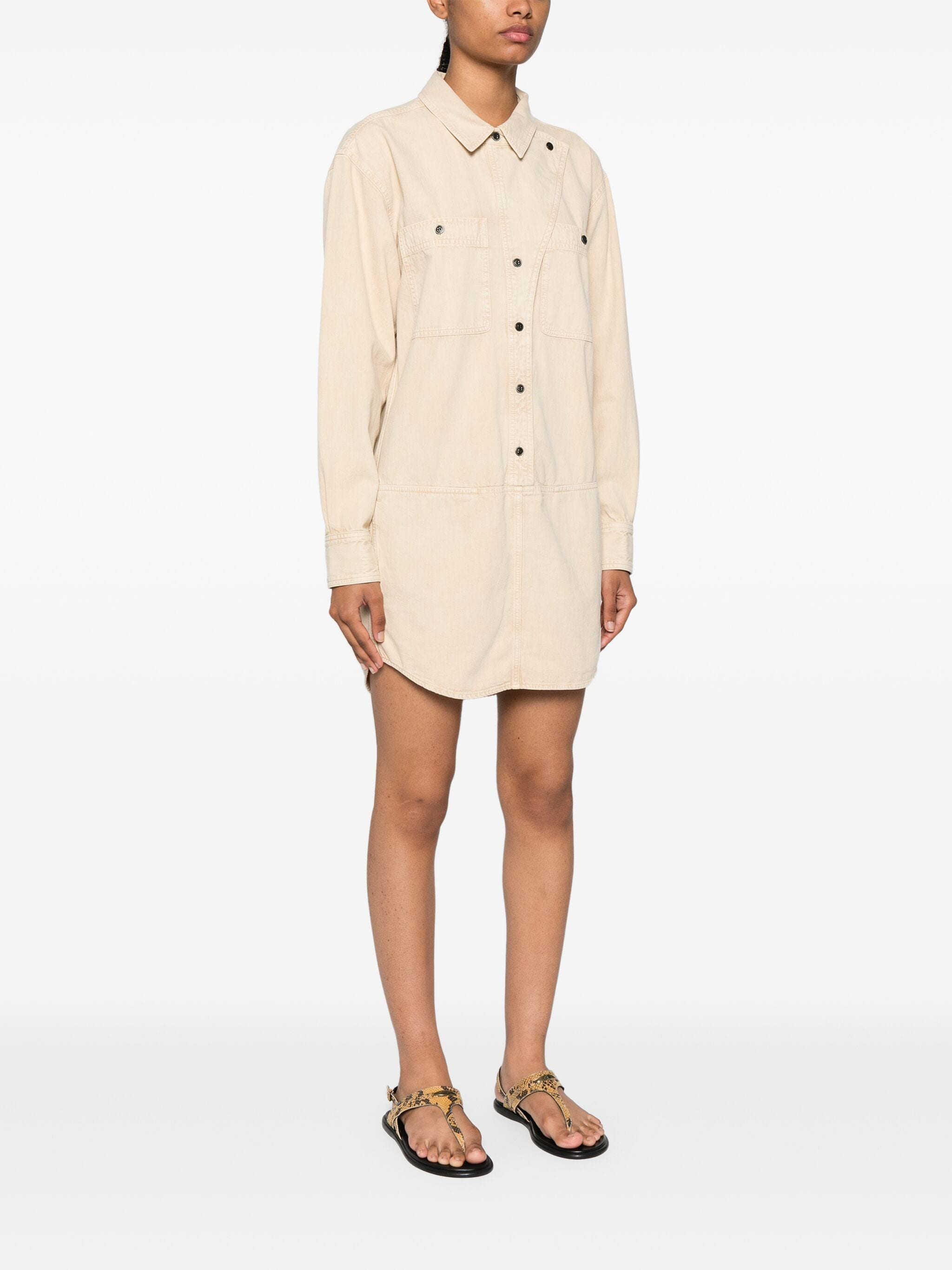 [Marant Etoile] Long sleeve dress SS24 RO0329FAB1H04E