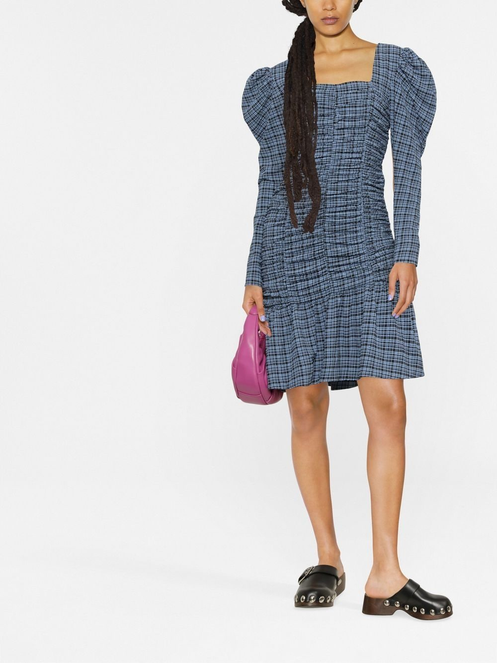 [GANNI] Long sleeve dress FW22 F7257
