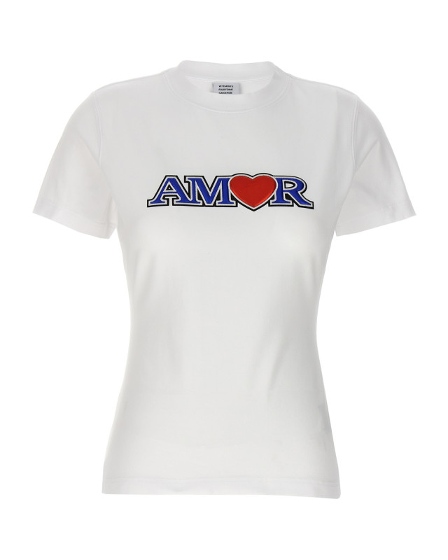 [Vetements] T-shirts Short Sleeve SS24 WE64TR340WWHITE