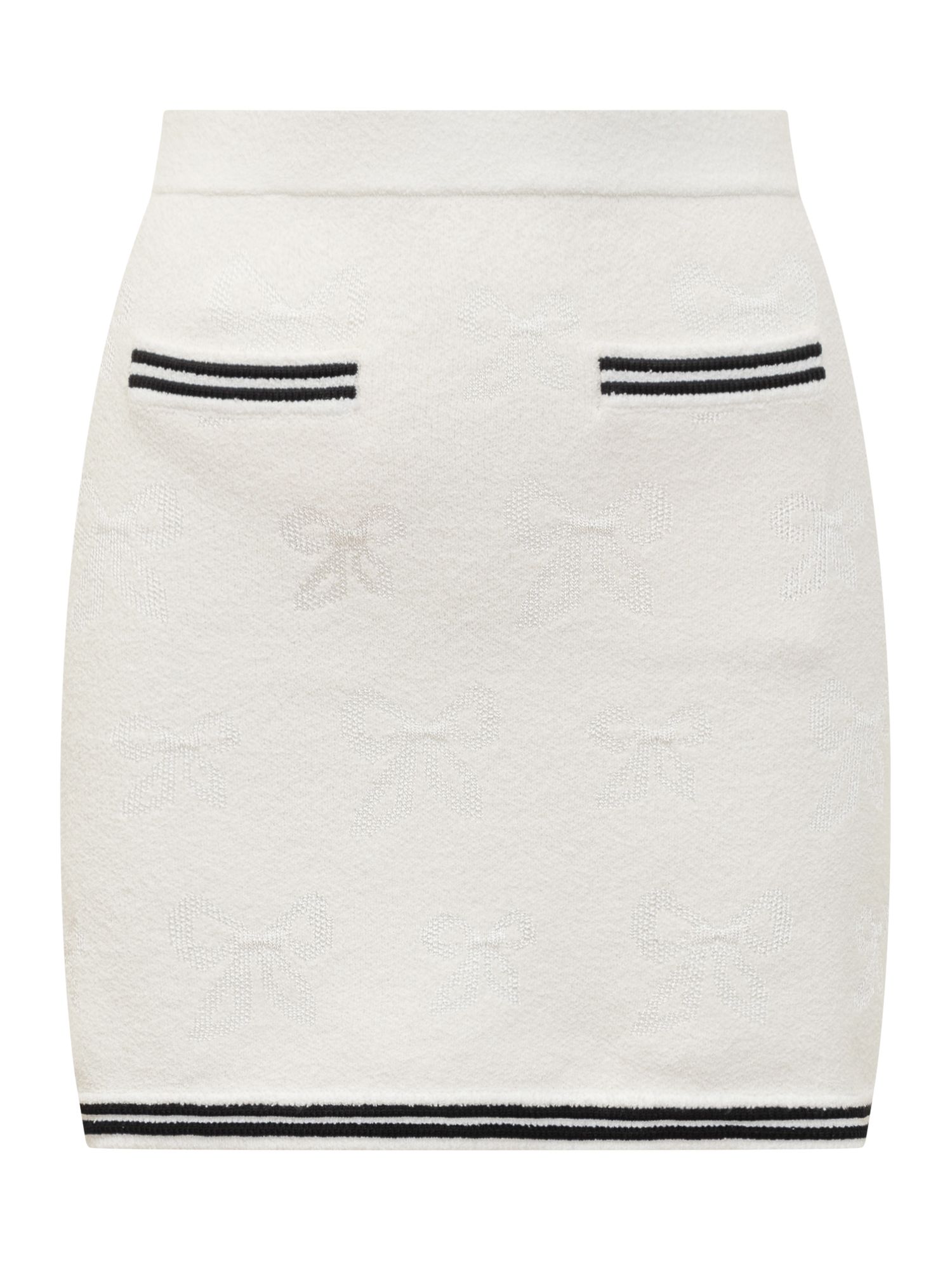 [Self-portrait] Mini skirt SS25 RS25111SKC CREAM