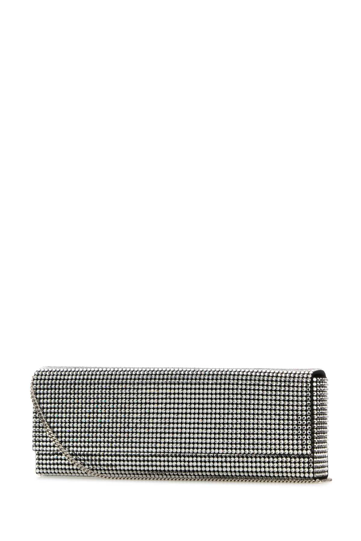 [Amina Muaddi] Clutch bag FW24 PALOMA SATBLASIL