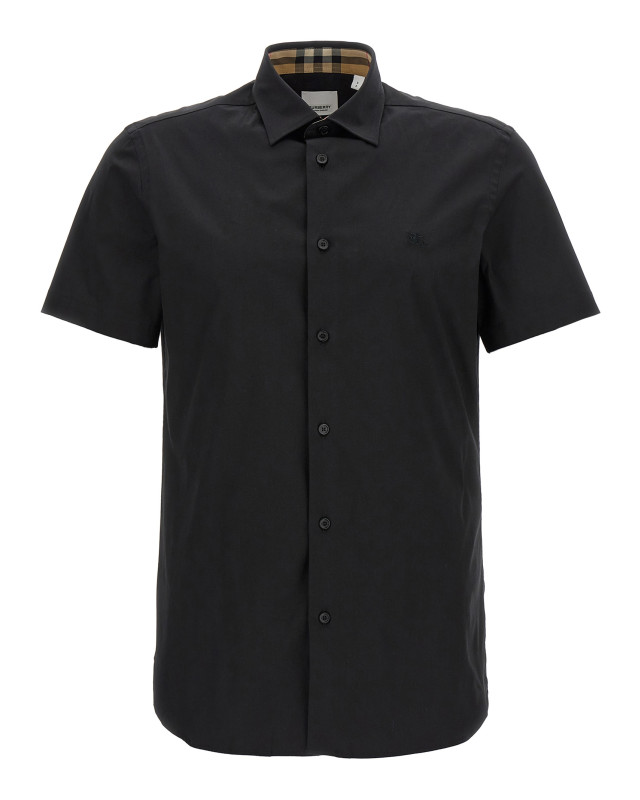 [Burberry] Shirts Short Sleeve FW24 8079596BLACK
