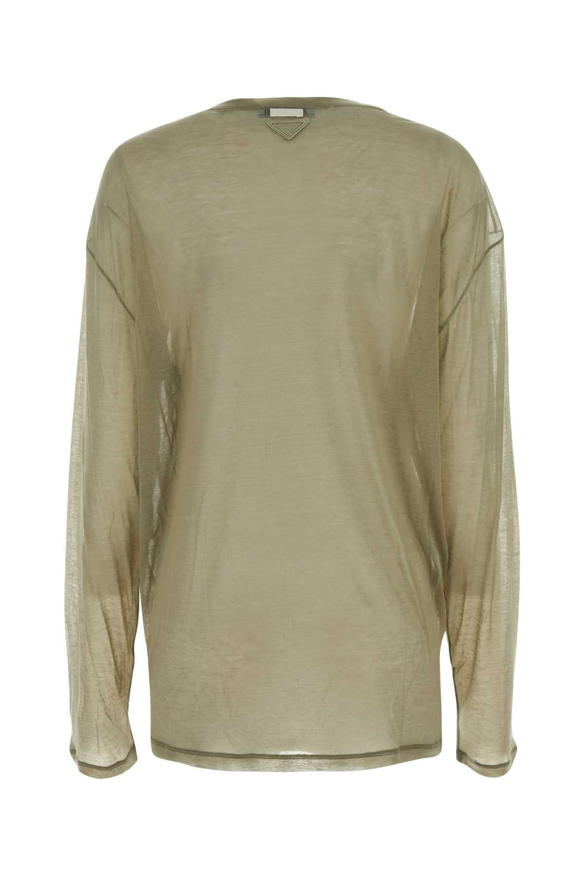 [Prada] T-shirts Long Sleeve SS24 34644S23114F1 F0393