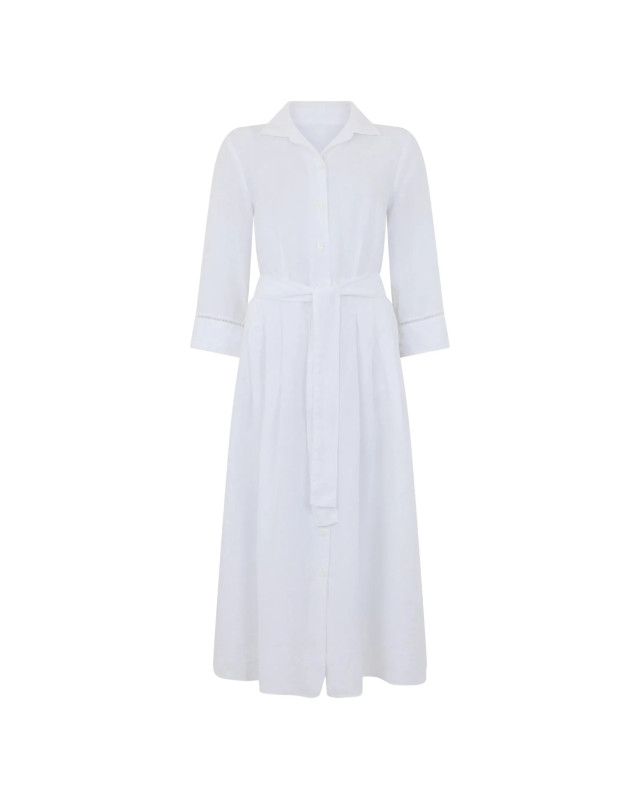 [120% LINO] Long sleeve dress SS26 33ALIW4PKG000F753000000050