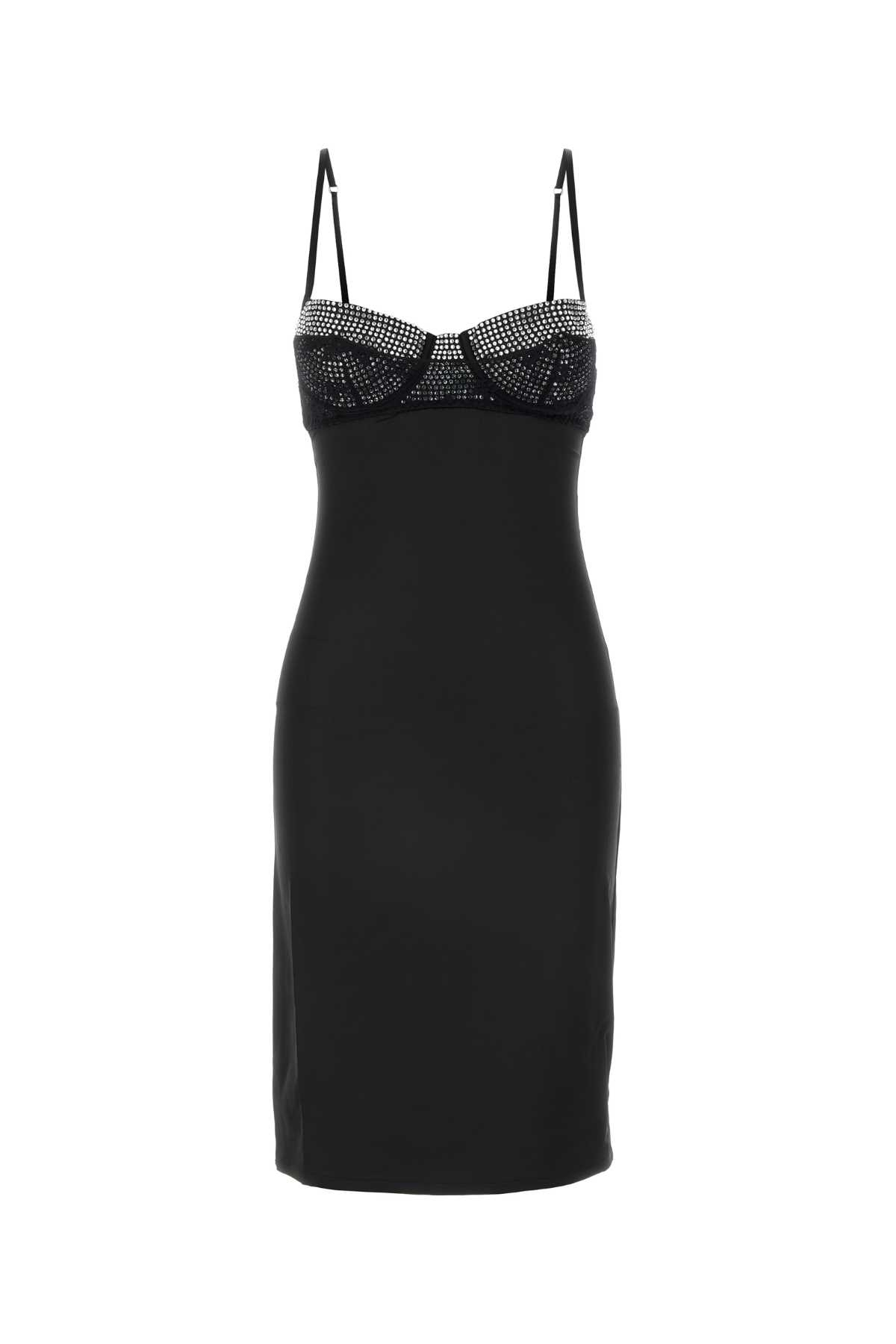 [OSEREE] Sleeveless dress FW24 OGD343 BLACK