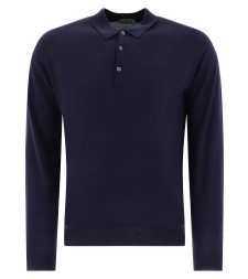 [JOHN SMEDLEY] Shirts Long Sleeve FW25 BELPERMIDNIGHT