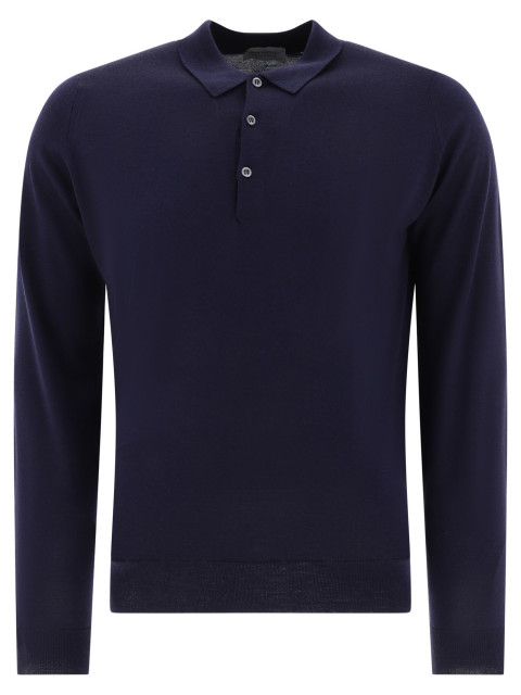 [JOHN SMEDLEY] Shirts Long Sleeve FW25 BELPERMIDNIGHT