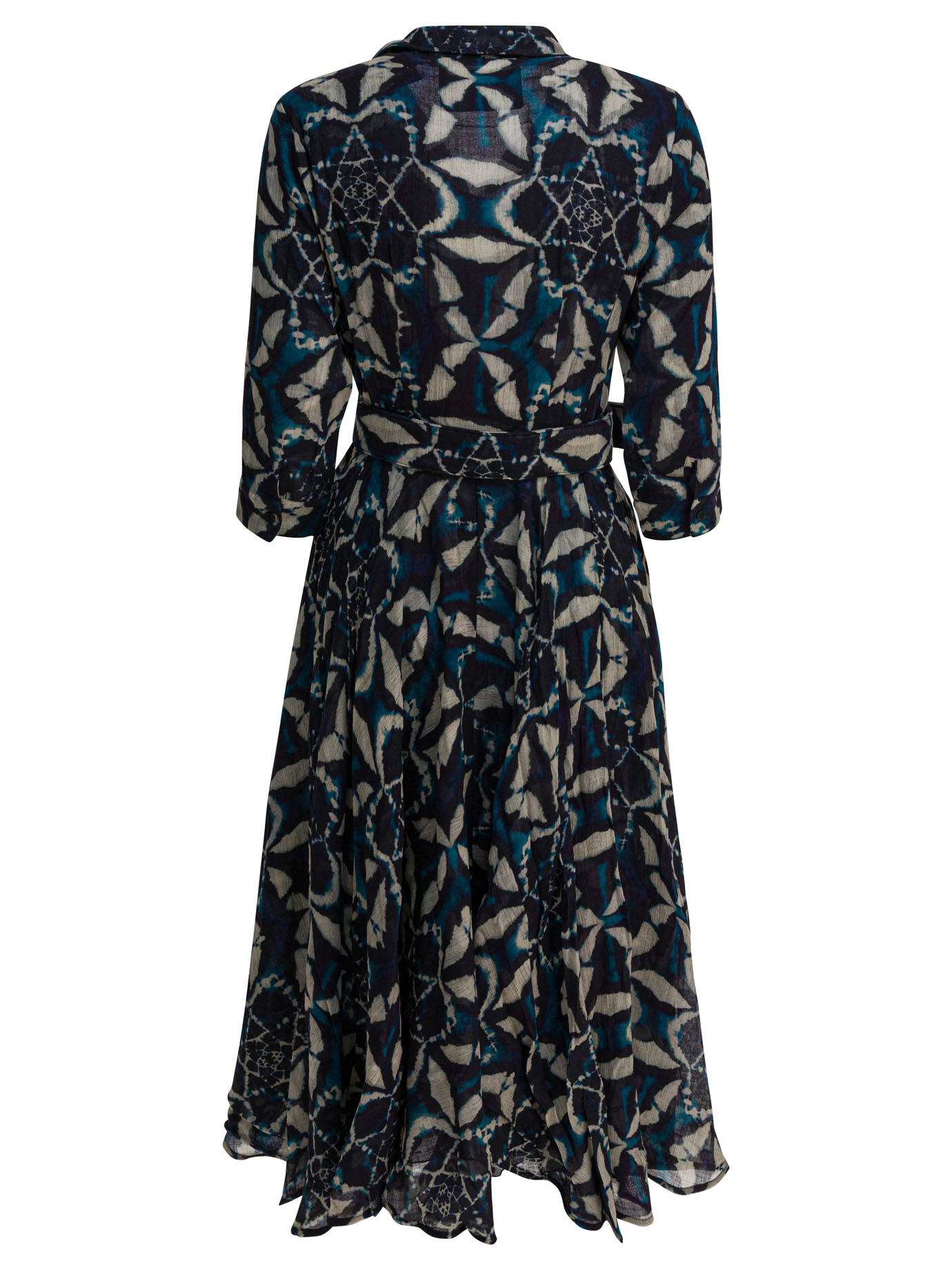 [Samantha Sung] Long sleeve dress FW25 ASTERESSAOUIRA TIE DYE AQUA