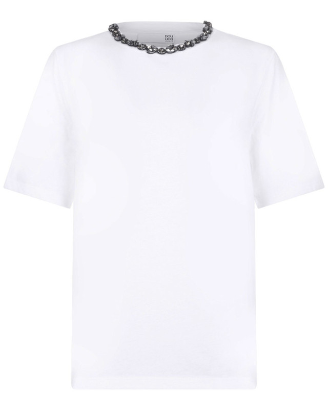 [DOUUOD] T-shirts Short Sleeve FW25 D7W5CRISTALLO-001
