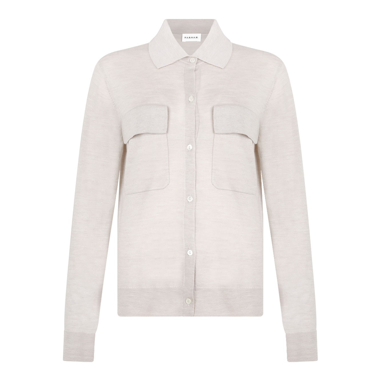 [PAROSH] Cardigan FW25 D540912-LINFA25W084