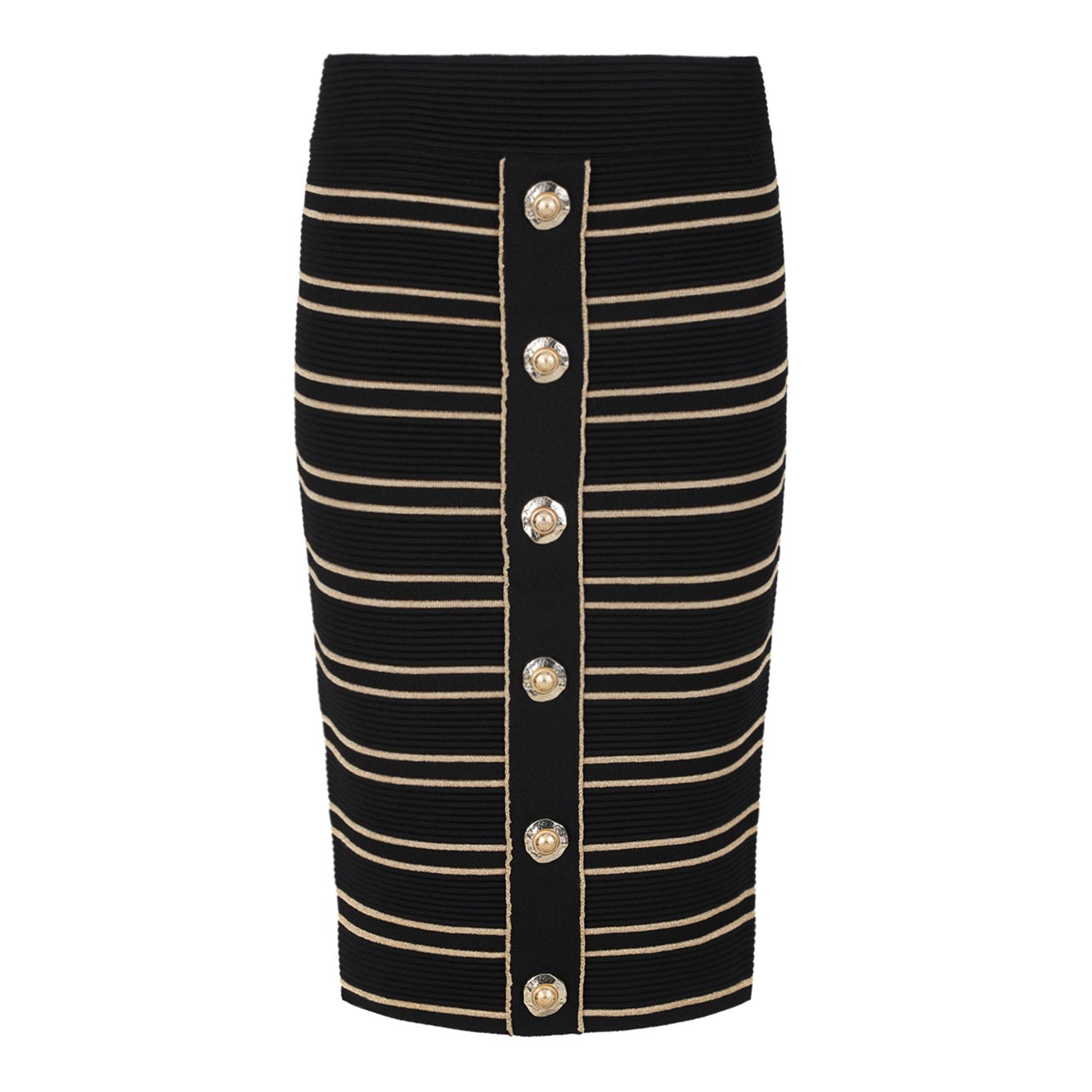 [Balmain] Midi skirt FW25 FF1LC018KI52-EAD