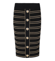 [Balmain] Midi skirt FW25 FF1LC018KI52-EAD