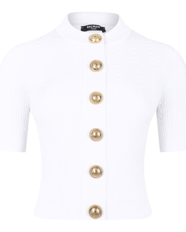 [Balmain] Cardigan FW25 FF1KL230KI50-0FA