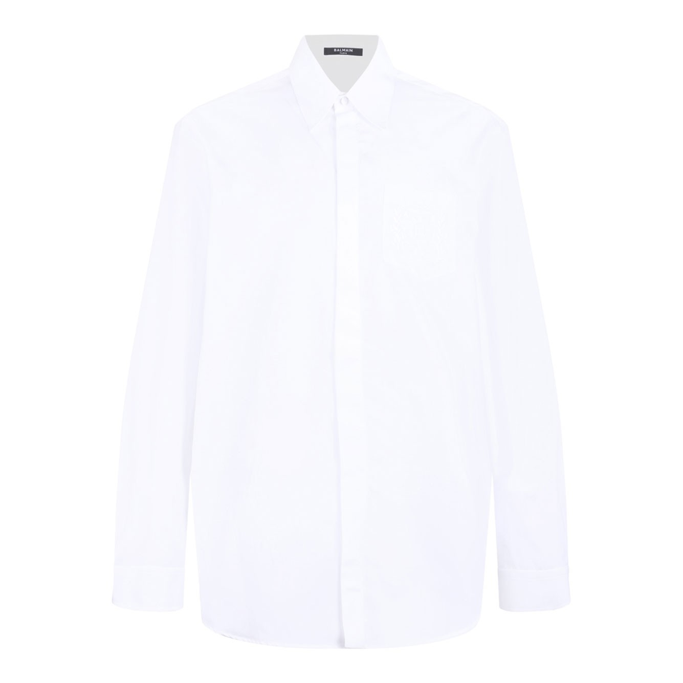 [Balmain] Shirts Long Sleeve FW25 FH1HS480CE48-0FB