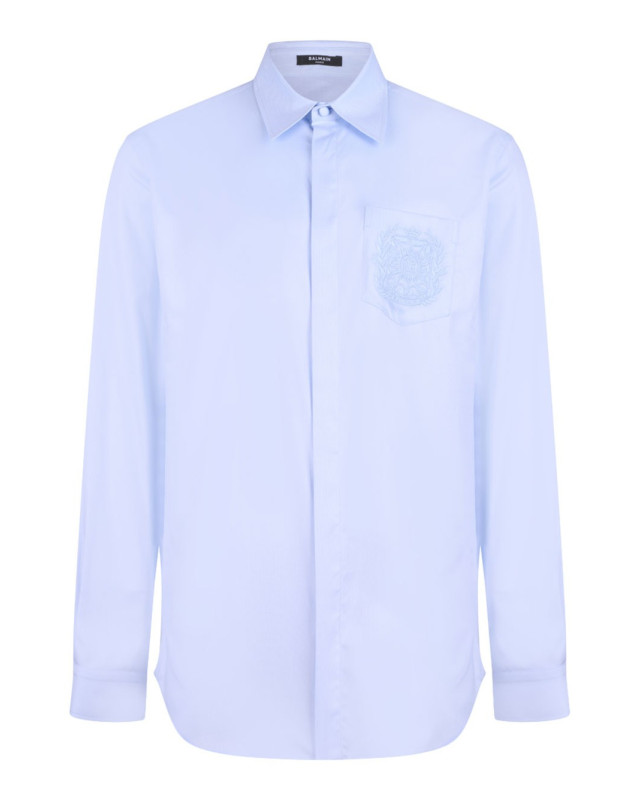 [Balmain] Shirts Long Sleeve FW25 FH1HS480CG19-6DT