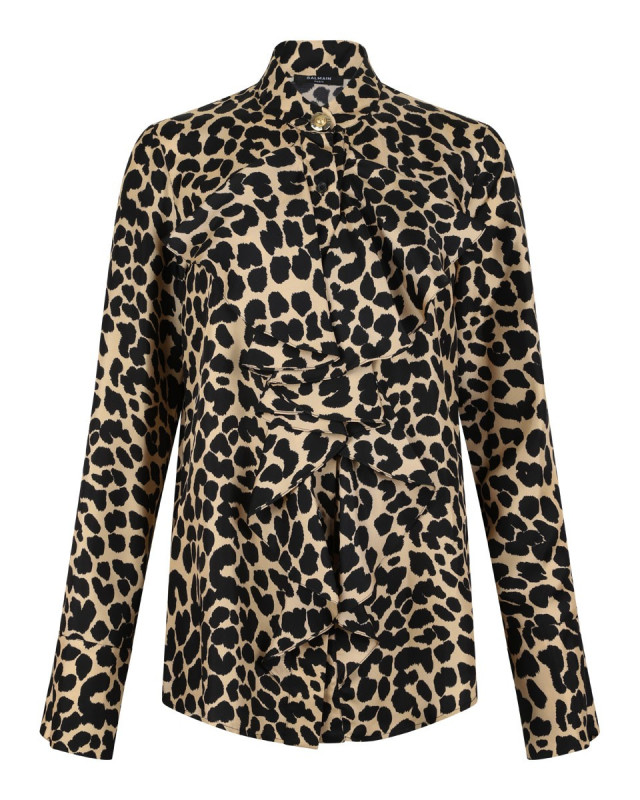[Balmain] Shirts Long Sleeve FW25 FF1HR150SF10-GBA