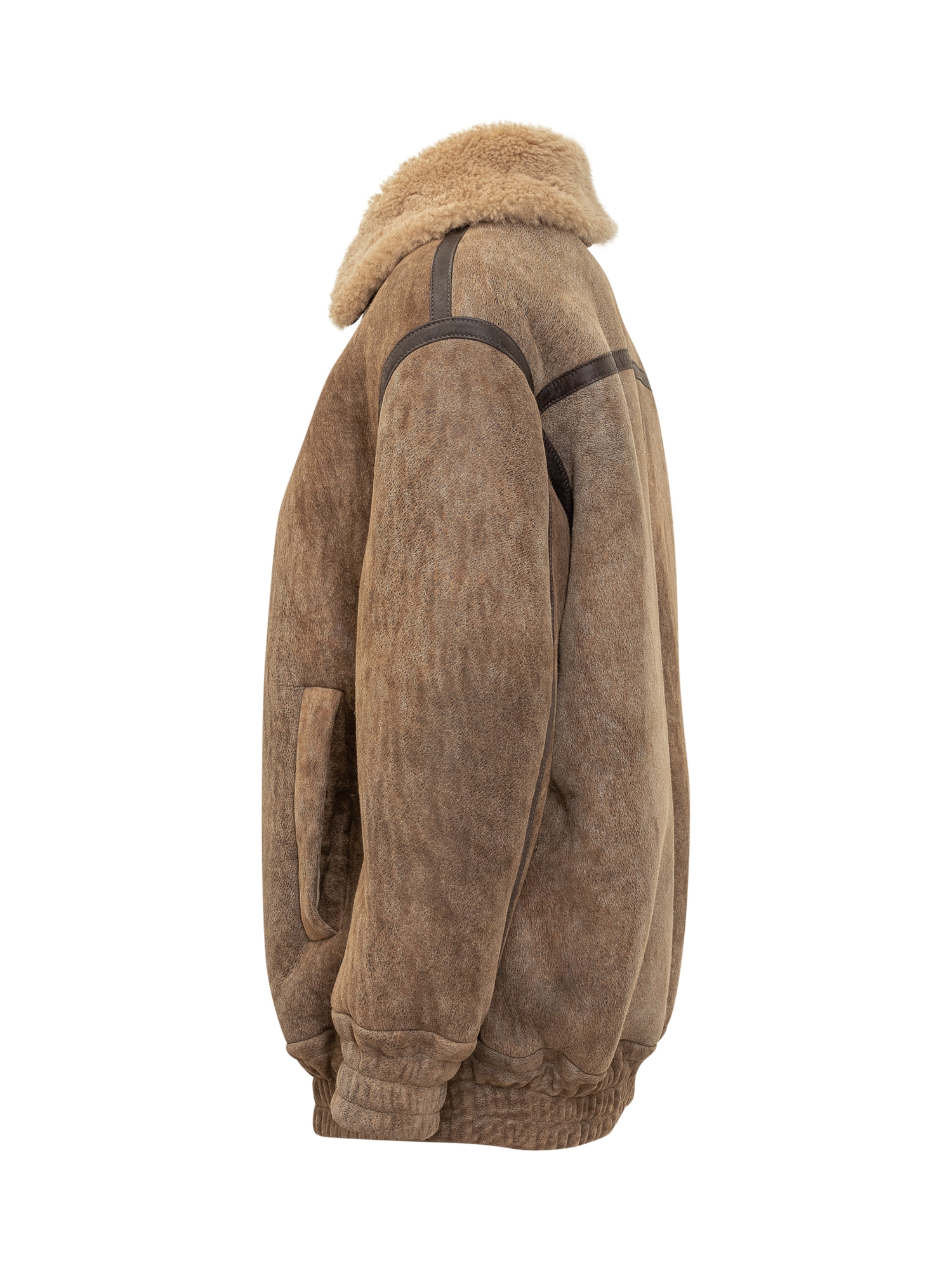 [SALVATORE SANTORO] Leather Jacket FW25 W25SANTD49028D CAMEL