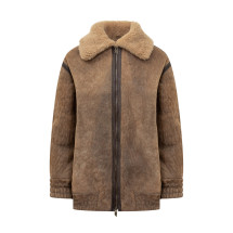 [SALVATORE SANTORO] Leather Jacket FW25 W25SANTD49028D CAMEL