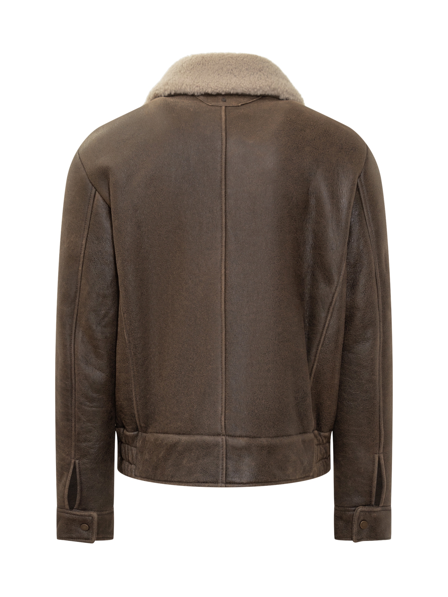 [SALVATORE SANTORO] Leather Jacket FW25 W25SANT49574U ASFALTO