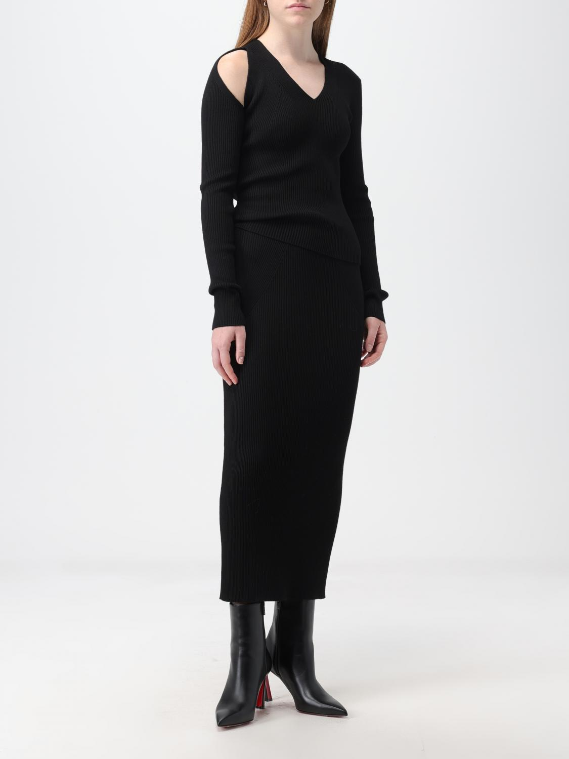 [McQueen] Long skirt FW25 768608Q1A65 1000