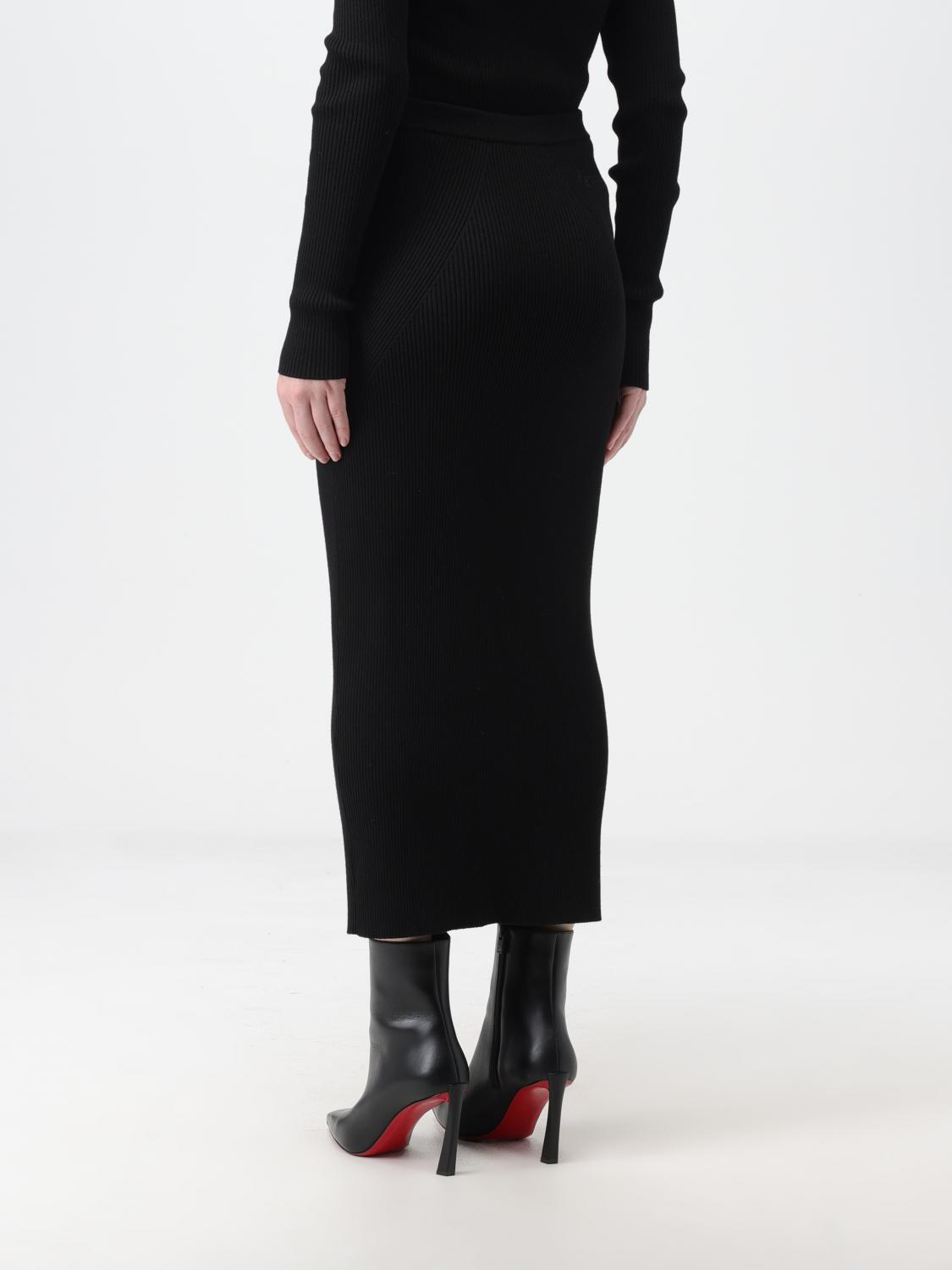 [McQueen] Long skirt FW25 768608Q1A65 1000