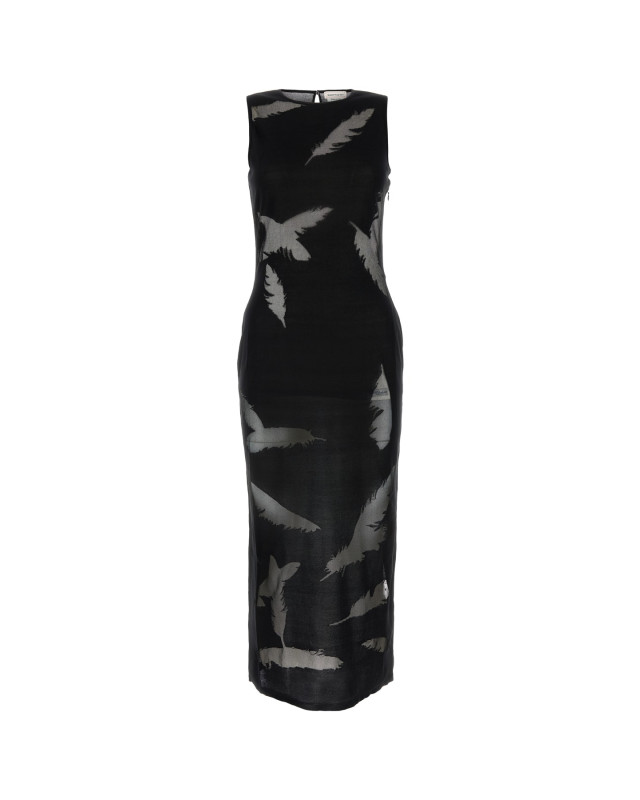 [Alexander McQueen] Sleeveless dress FW24 798376Q1BAV 1000