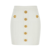 [Balmain] Mini skirt SS25 EF1LB290KB07 0FA