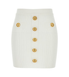 [Balmain] Mini skirt SS25 EF1LB290KB07 0FA