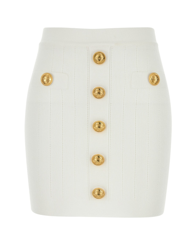 [Balmain] Mini skirt SS25 EF1LB290KB07 0FA